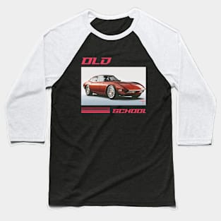 Old School Car Baseball T-Shirt